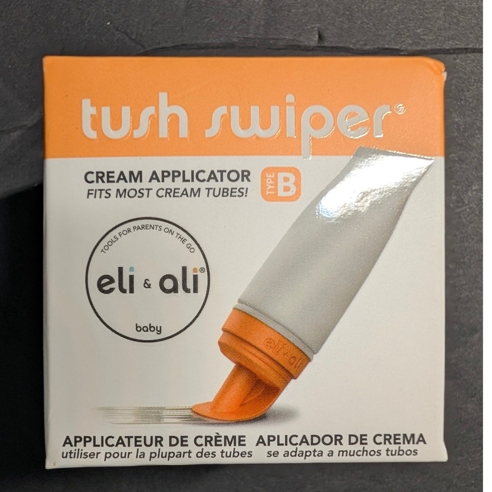 Lot of 2 Eli&Ali Baby Tush Swiper Type B Diaper Rash Cream Applicator Orange New